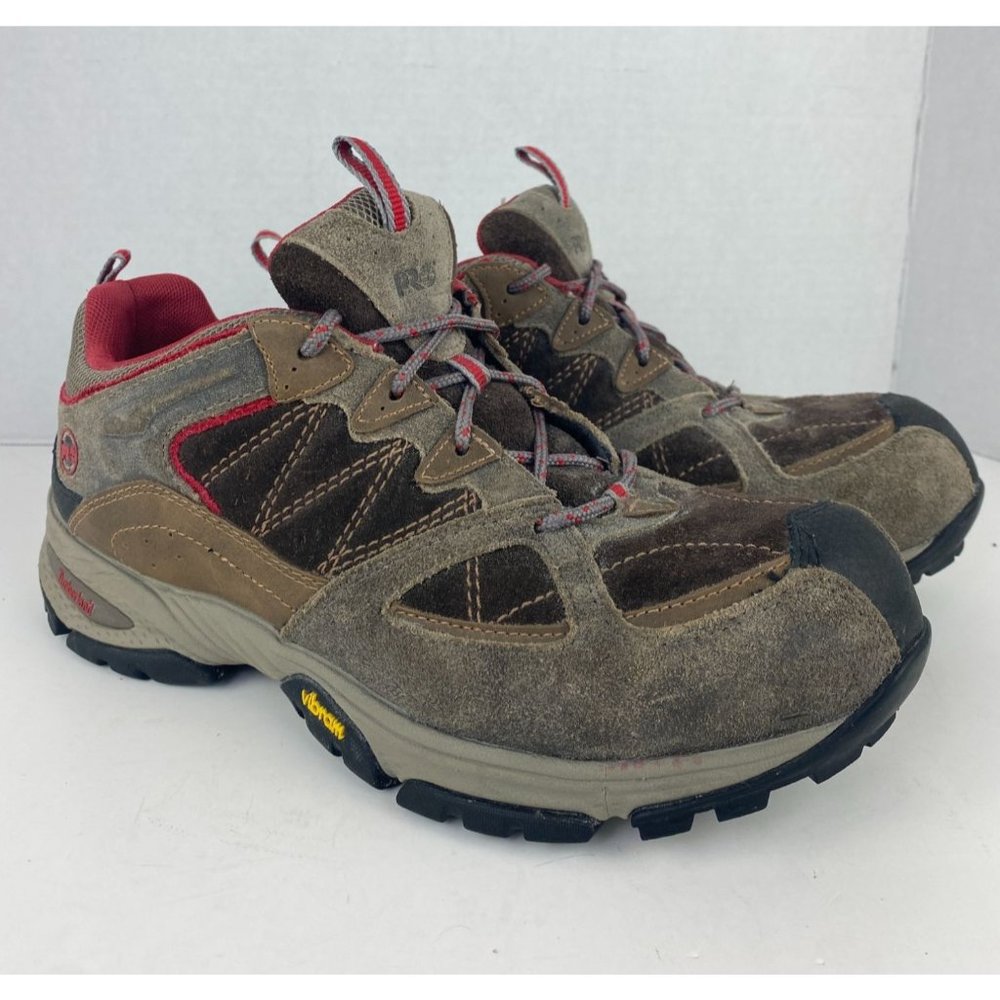 Timberland Womens Pro Series Willow Trail Safety Toe Sneakers Brown 90666 Size 9